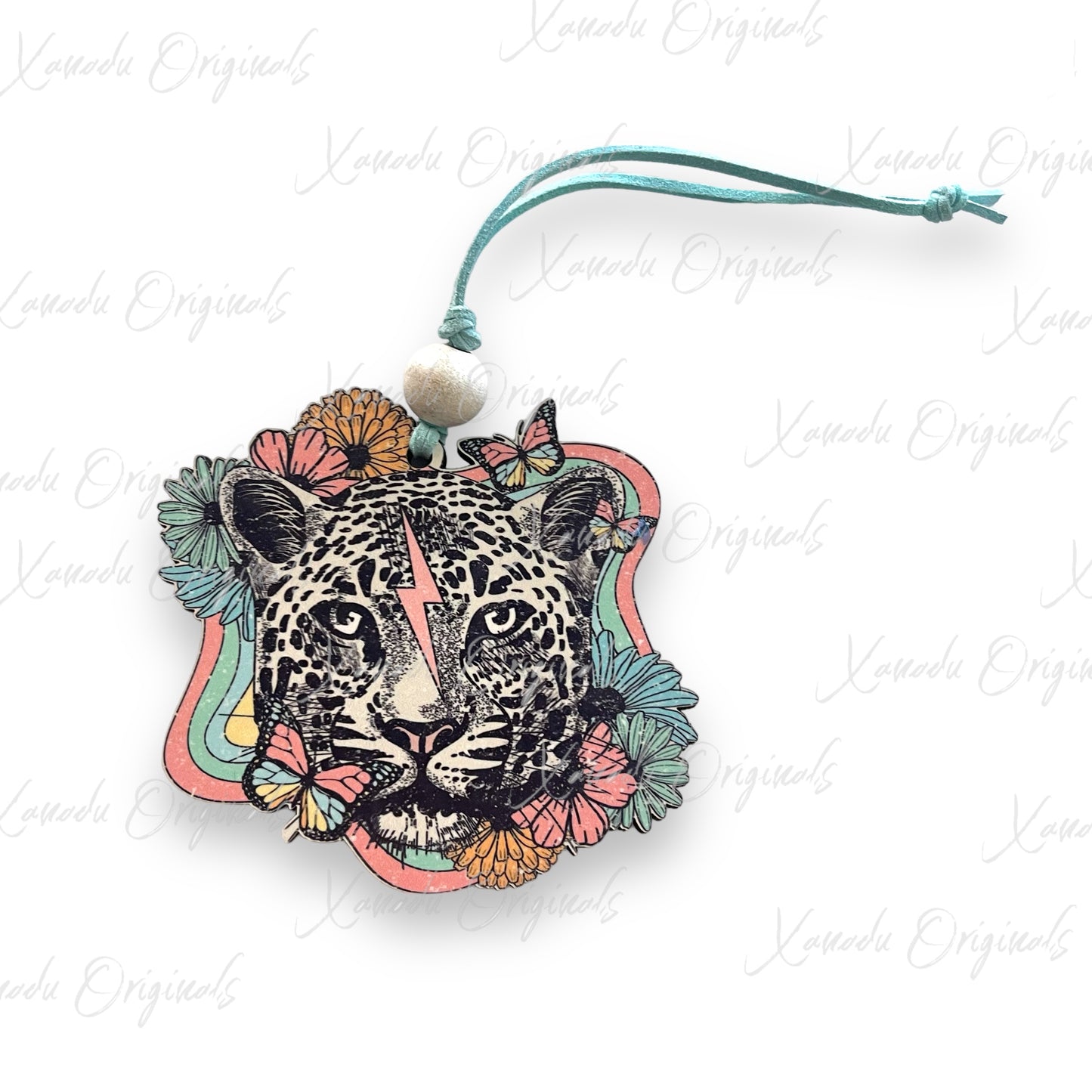 Retro Leopard Ornament