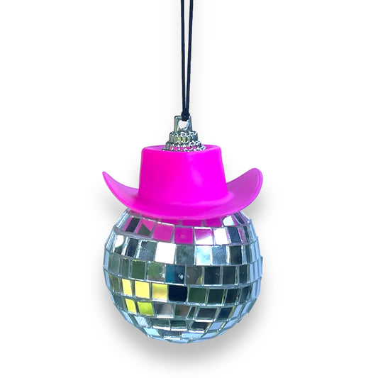 Cute Disco Ball Rear View Mirror Car Charm