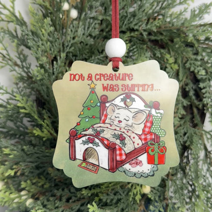 'Twas the Night Before Christmas Mouse Ornament | Handcrafted Mississippi Keepsake