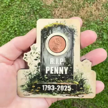 R.I.P Penny Tombstone Magnet