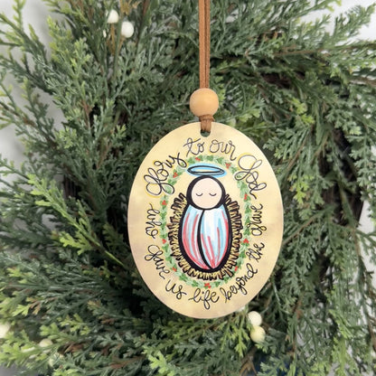 Handcrafted Baby Jesus Nativity Christmas Ornament | Mississippi Keepsake