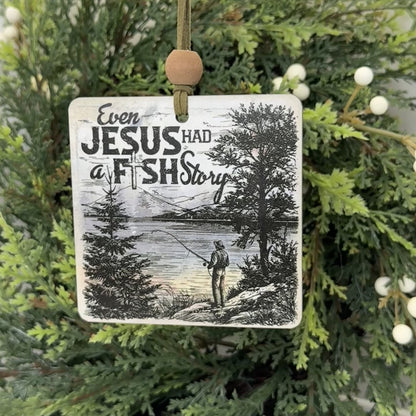 A Fish Story Christmas Ornament