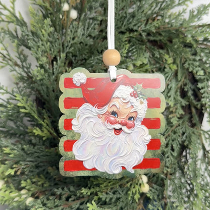 Vintage Santa Claus Christmas Ornament | Handcrafted Mississippi Keepsake