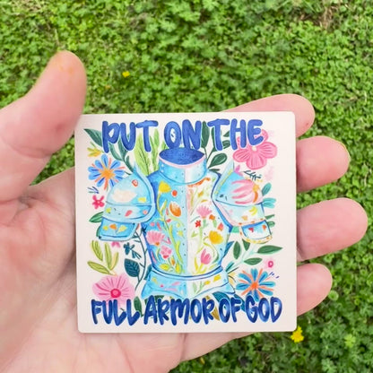 Put On The Full Armor Of God Magnet