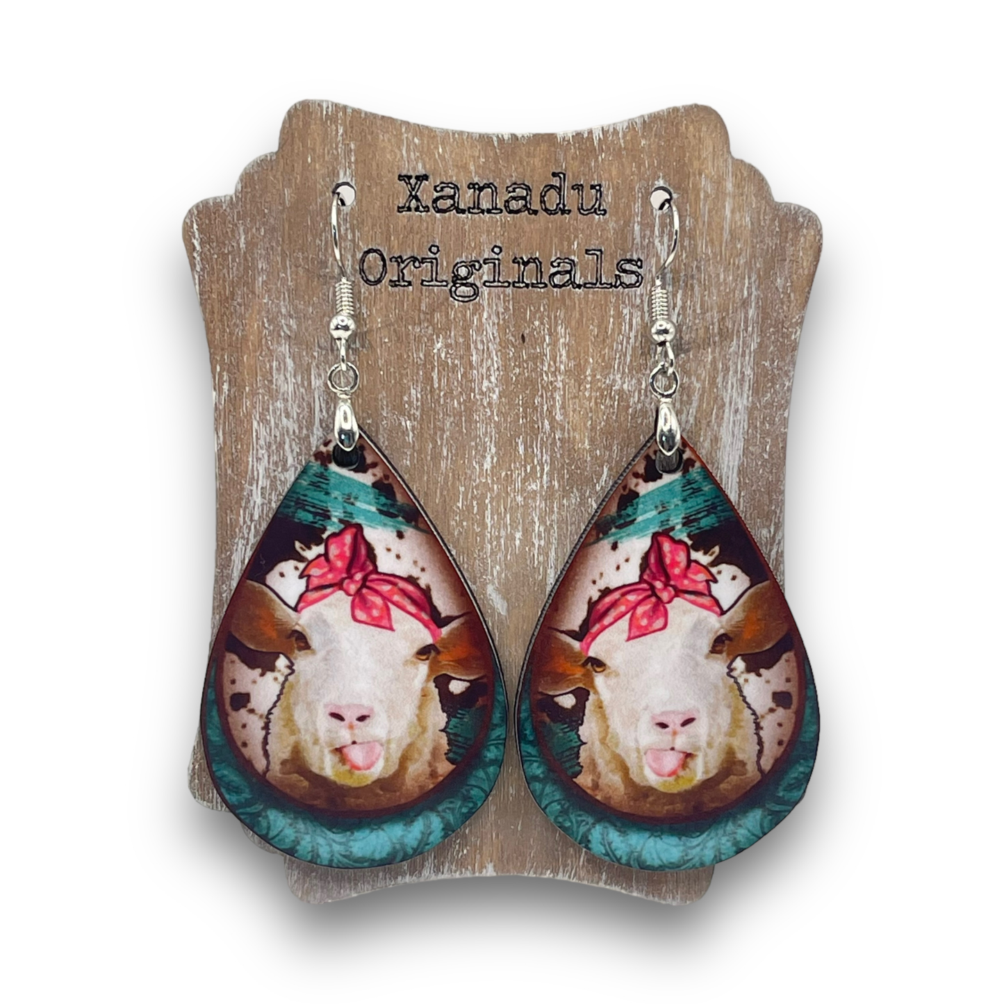 Silly Goat Teardrop Earrings