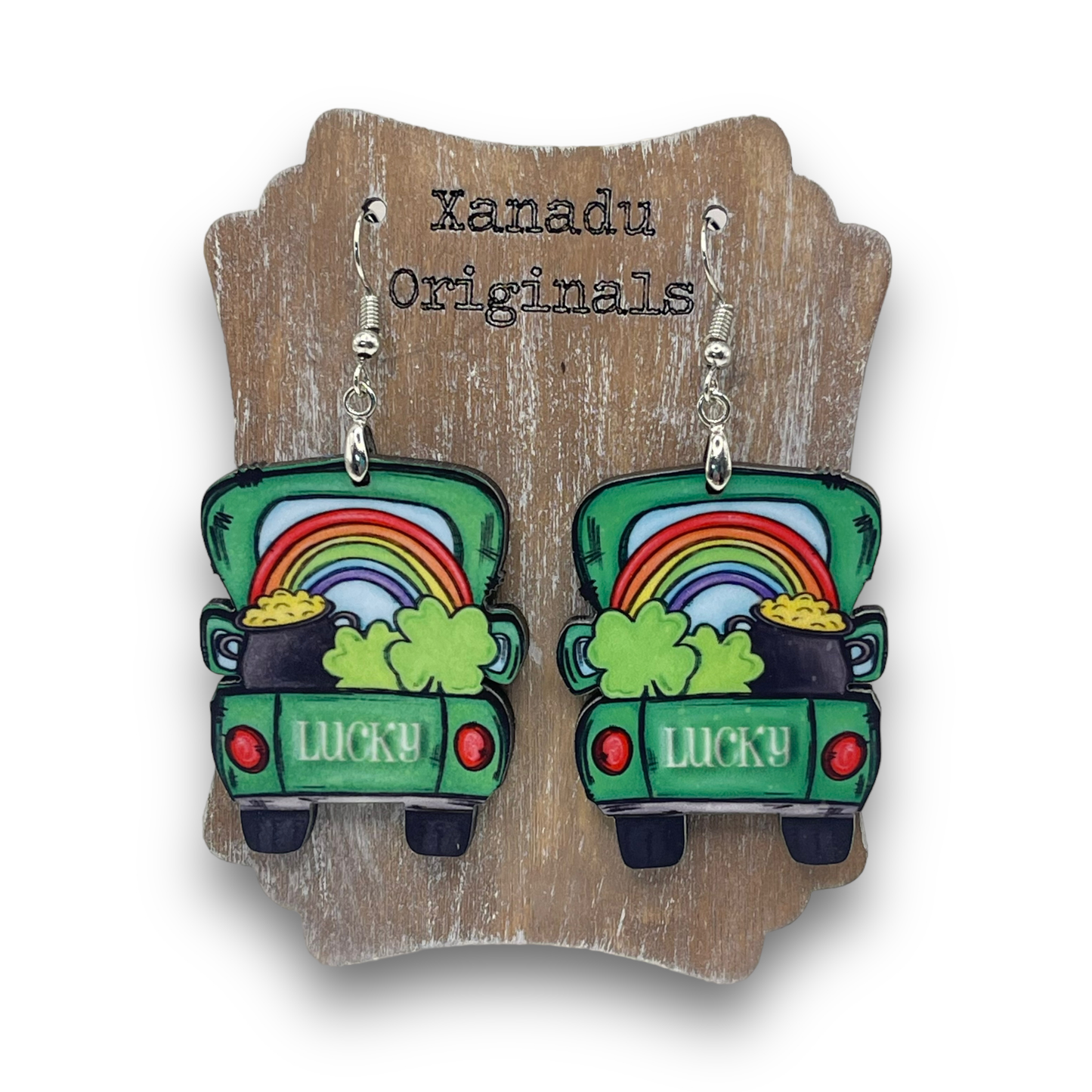 Lucky Truck Shaped Earrings