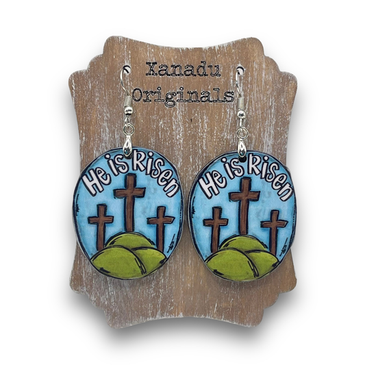 He is Risen Earrings