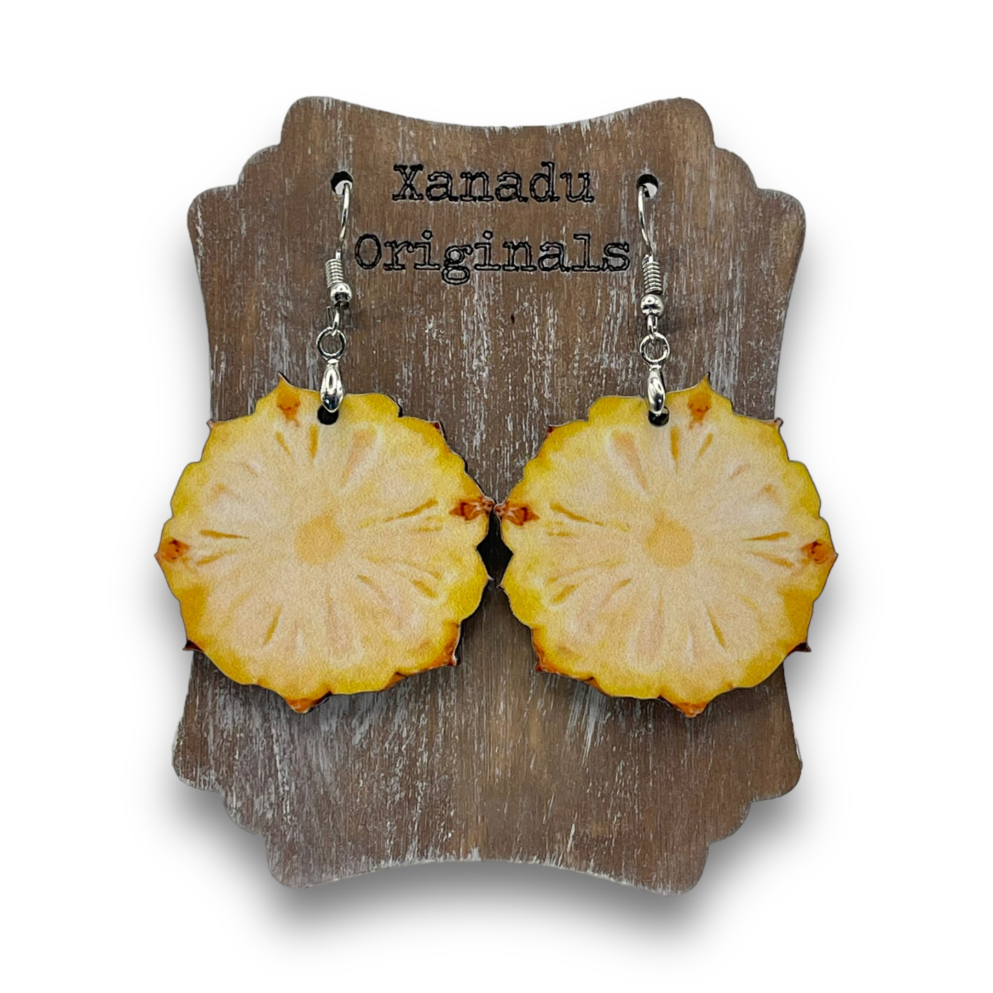 Pineapple Slice Earrings