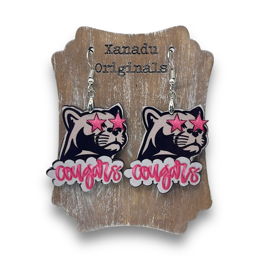 Preppy Cougar NWR Earrings