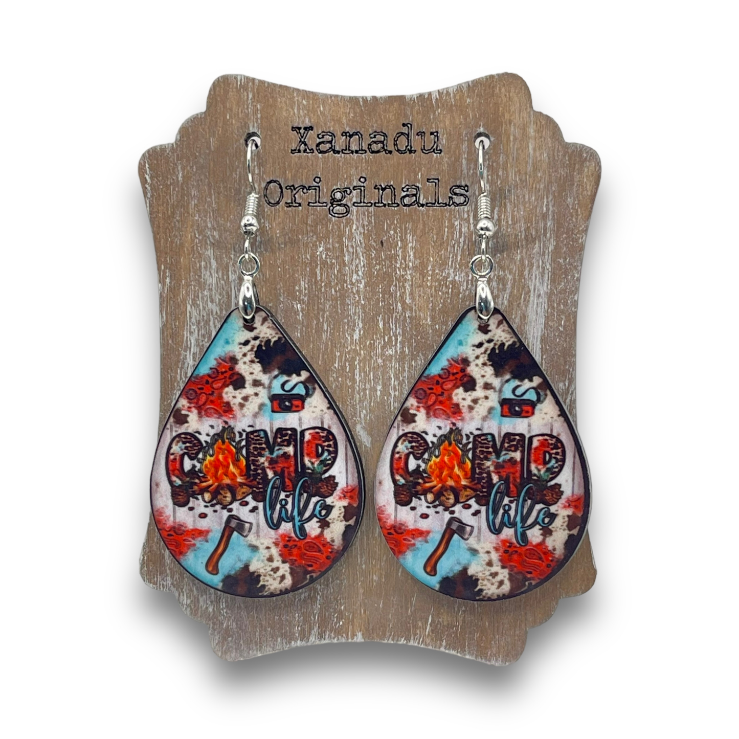 Camp Life Teardrop Earrings