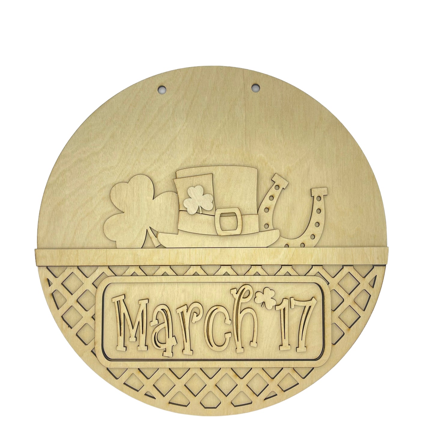 St. Patrick's Day Interchangeable Wood Sign | DIY
