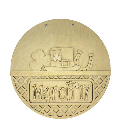 St. Patrick's Day Interchangeable Wood Sign | DIY