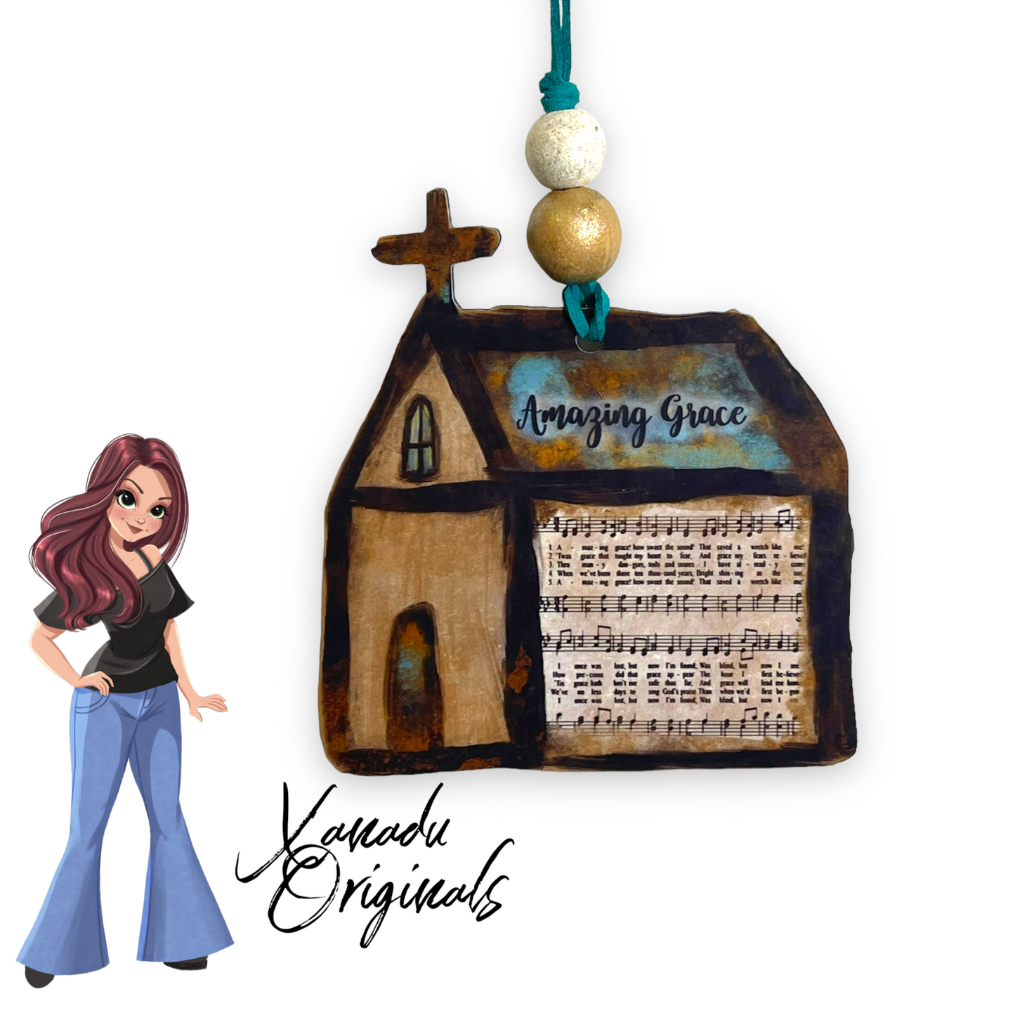 Amazing Grace Church Ornament