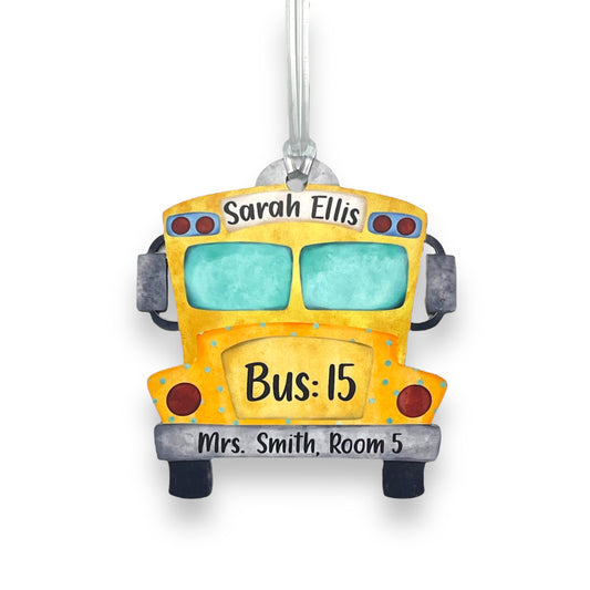 School Bus Rider Bag Tag | Personalized